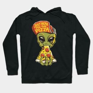 Here For Pizza Hoodie